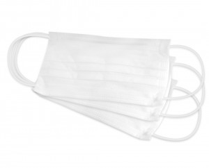  Маска многоразовая тканевая на резинке.  средства защиты органов зрения, сварочные маски,   защита органов слуха
